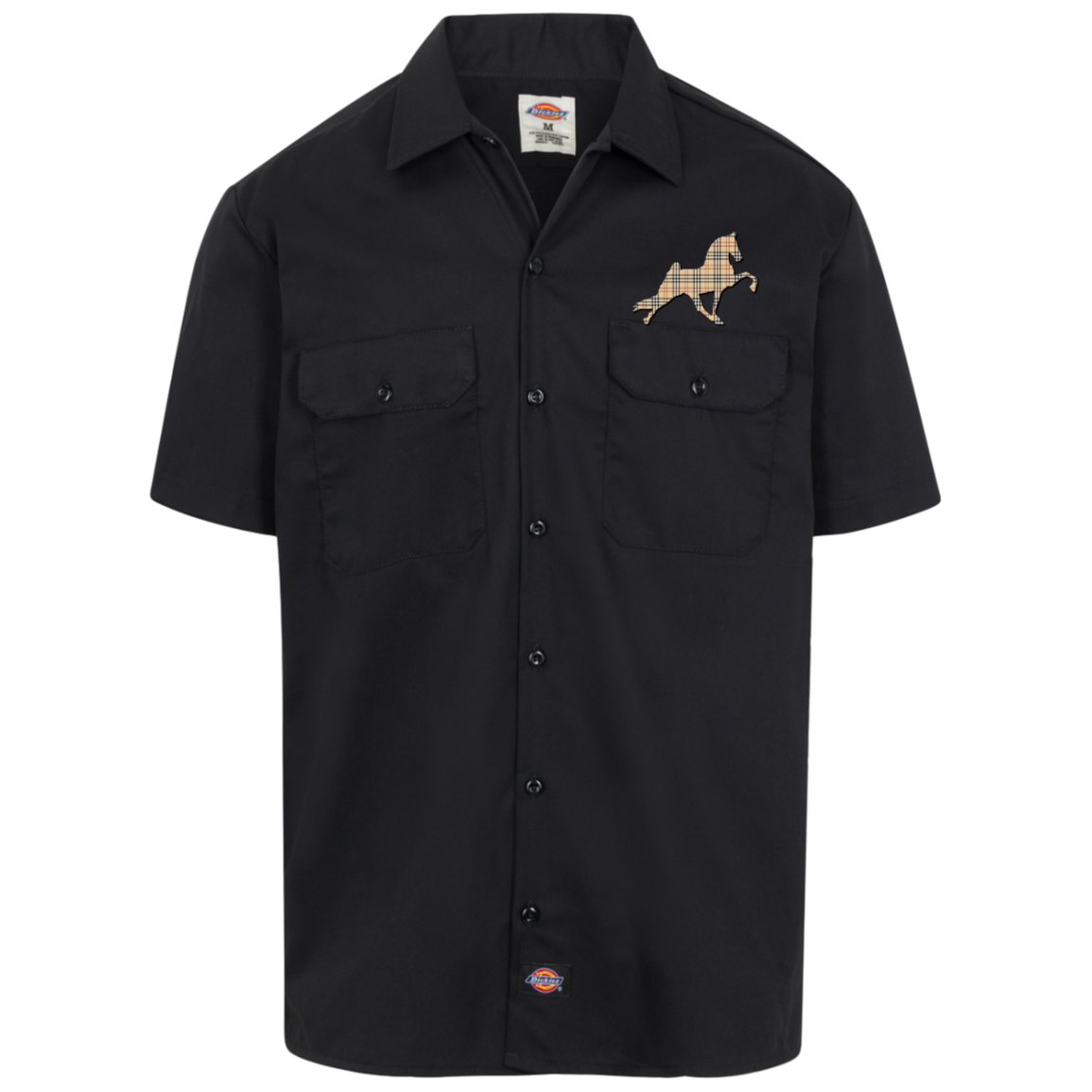 TENNESSEE WALKING PERFORMANCE HORSE  (BURBURY) 1574 Dickies Men's Short Sleeve Workshirt