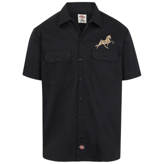 TENNESSEE WALKING PERFORMANCE HORSE  (BURBURY) 1574 Dickies Men's Short Sleeve Workshirt