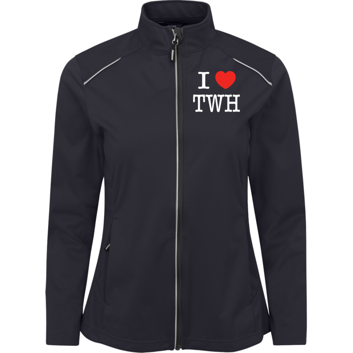 I LOVE TWH WHITE CE708W Core 365 Womens Techno Lite Tech-Shell