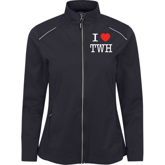 I LOVE TWH WHITE CE708W Core 365 Womens Techno Lite Tech-Shell