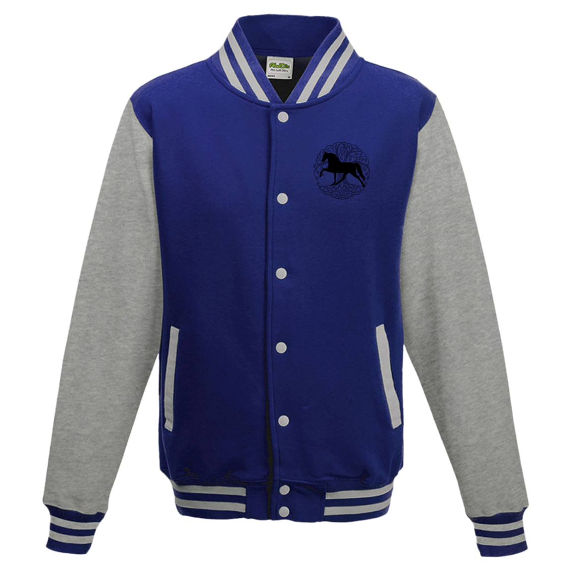 TWH PLEASURE TREE OF LIFE JHA043 AWDis Mens Letterman Jacket