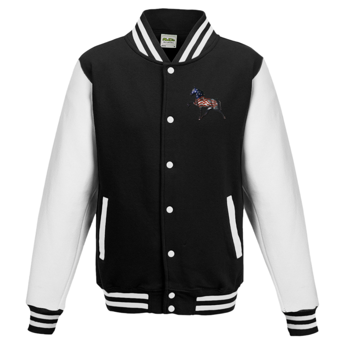 Tennessee Walking Horse Performance All American JHA043 AWDis Mens Letterman Jacket