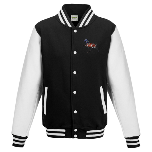 Tennessee Walking Horse Performance All American JHA043 AWDis Mens Letterman Jacket