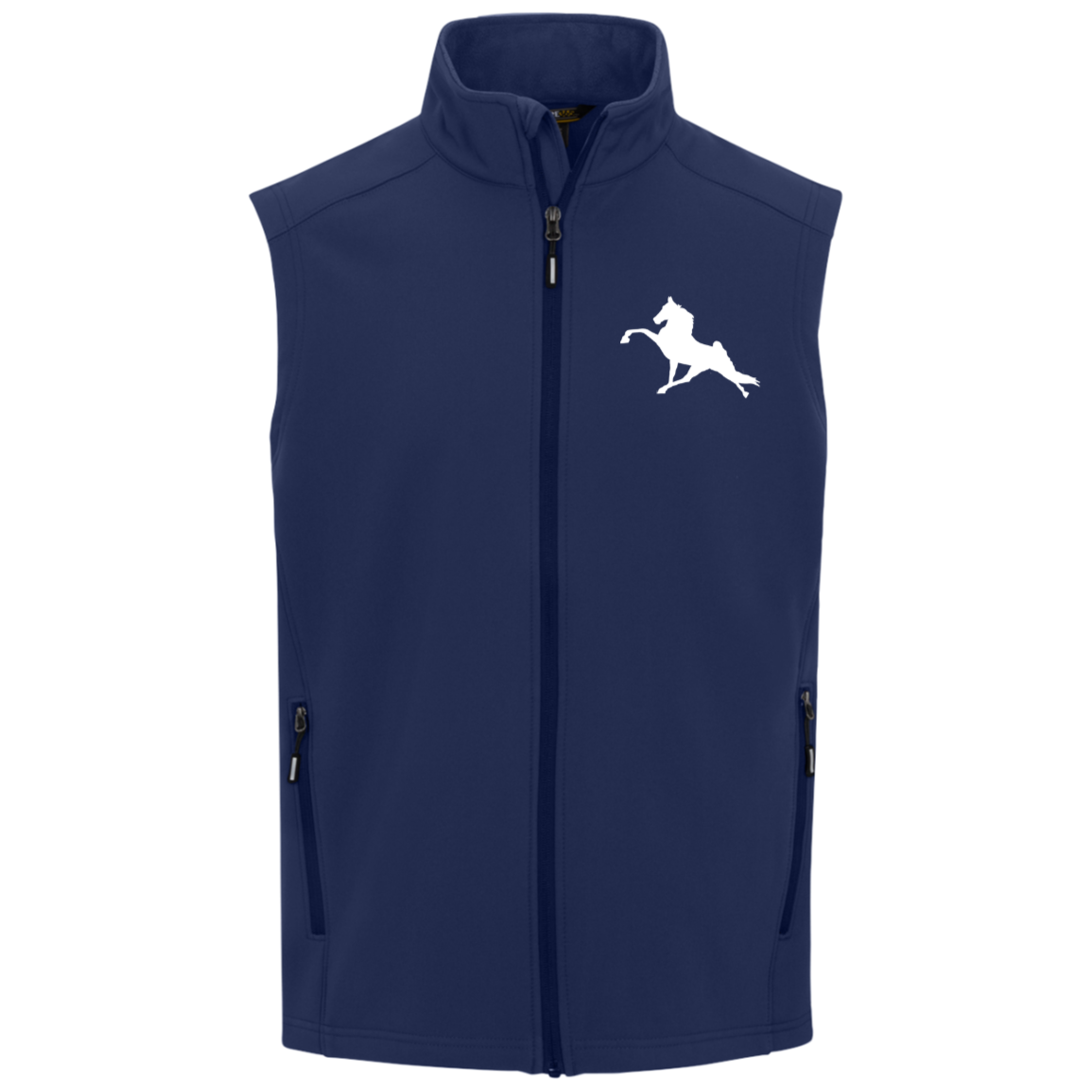 Tennessee Walking Horse Performance (WHITE) CE701 Core 365 Mens Cruise Two-Layer Fleece Bonded Soft Shell Vest