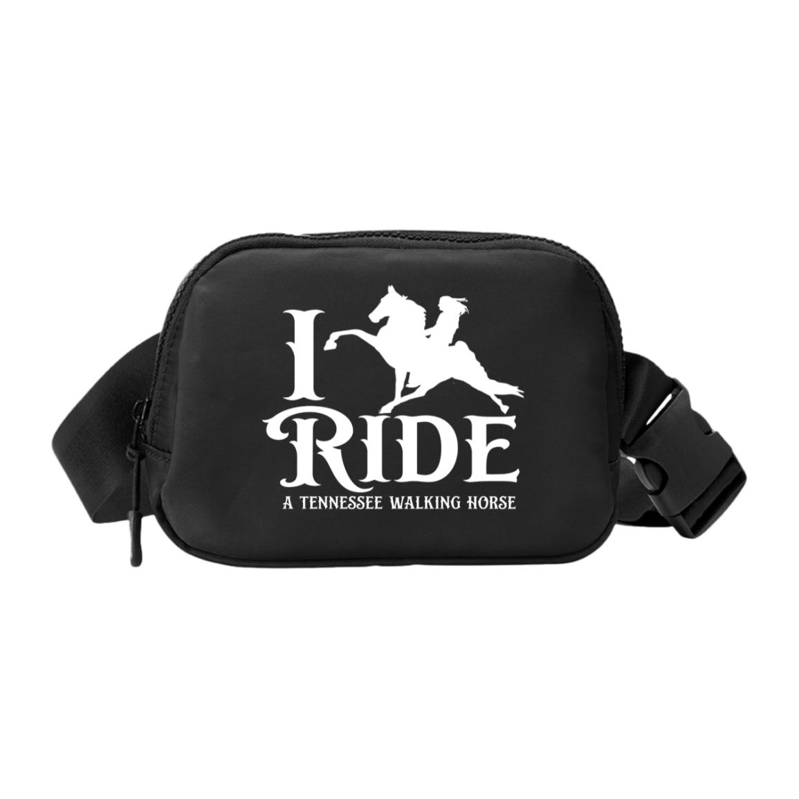 I RIDE A WALKING HORSE B (WHITE) CE061 Core 365 Essentials Belt Bag