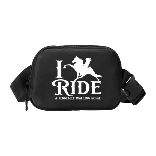 I RIDE A WALKING HORSE B (WHITE) CE061 Core 365 Essentials Belt Bag