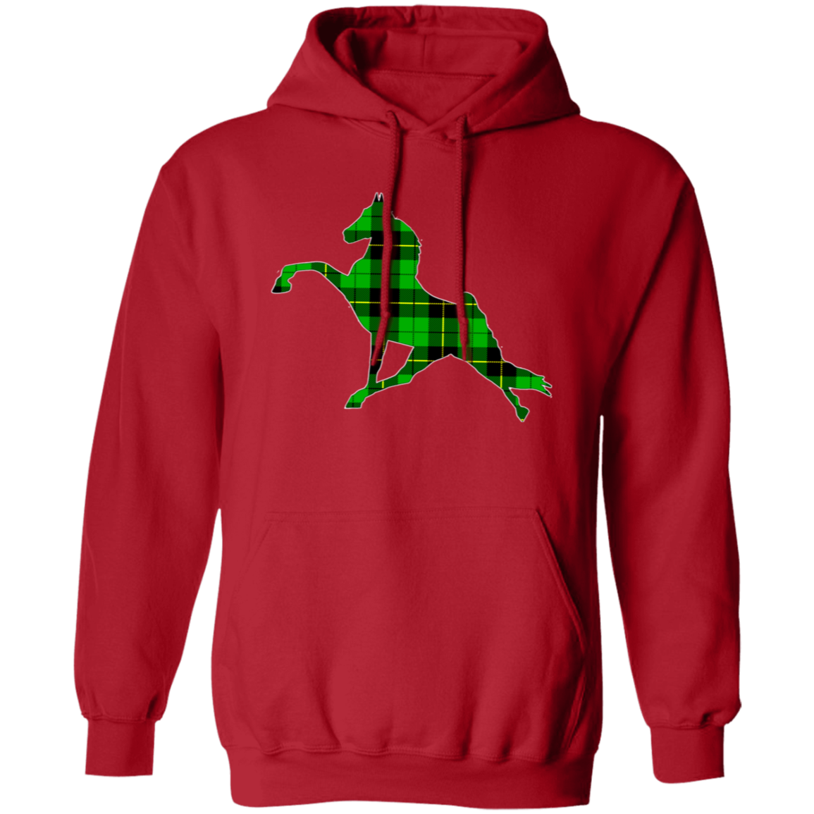 TWHGREENPLAIDFINAL G185 Gildan Pullover Hoodie