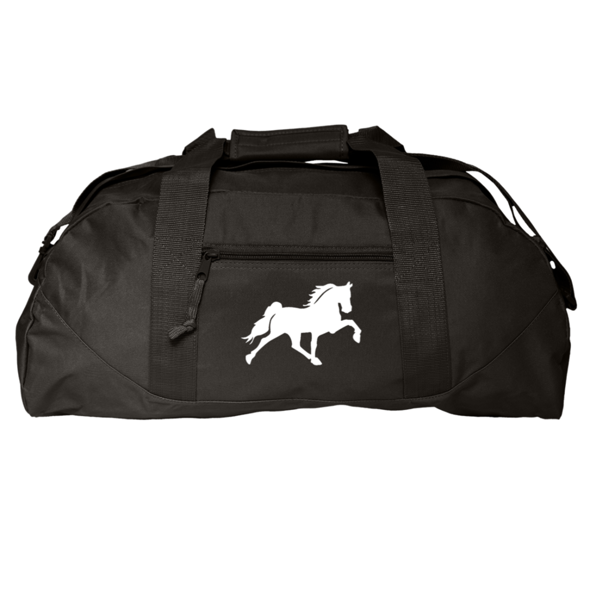 TENNESSEE WALKING HORSE DESIGN 3 JMD (WHITE) 8806 Liberty Bags Game Day Large Square Duffel