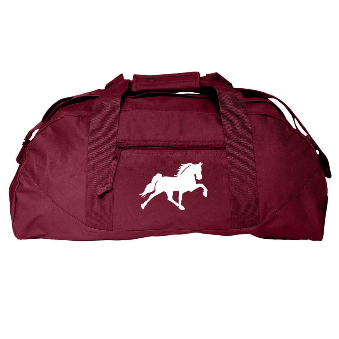 TENNESSEE WALKING HORSE DESIGN 3 JMD (WHITE) 8806 Liberty Bags Game Day Large Square Duffel