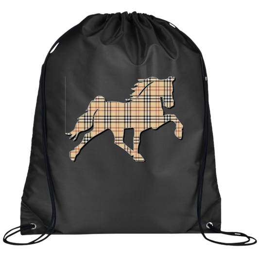 TENNESSEE WALKING HORSE DESIGN 3 JMD (BURBURY) BG100 Prime Line Drawstring Cinch Backpack