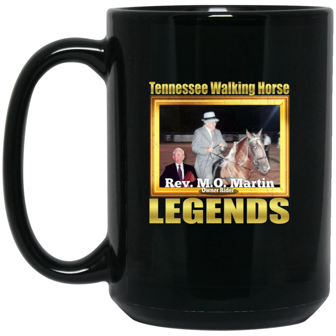 REV MO MARTIN (Legends Series) BM15OZ 15oz Black Mug