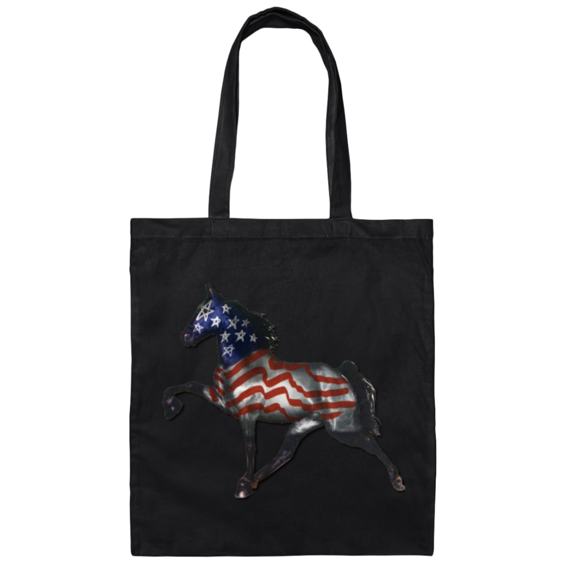 Tennessee Walking Horse Performance All American BE007 Canvas Tote Bag