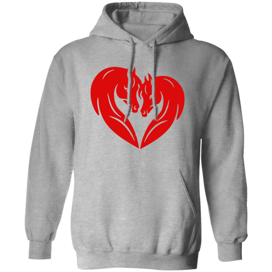 HORSE HEAD HEART G185 Gildan Pullover Hoodie