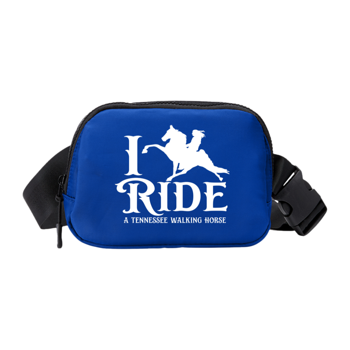 I RIDE A WALKING HORSE B (WHITE) CE061 Core 365 Essentials Belt Bag