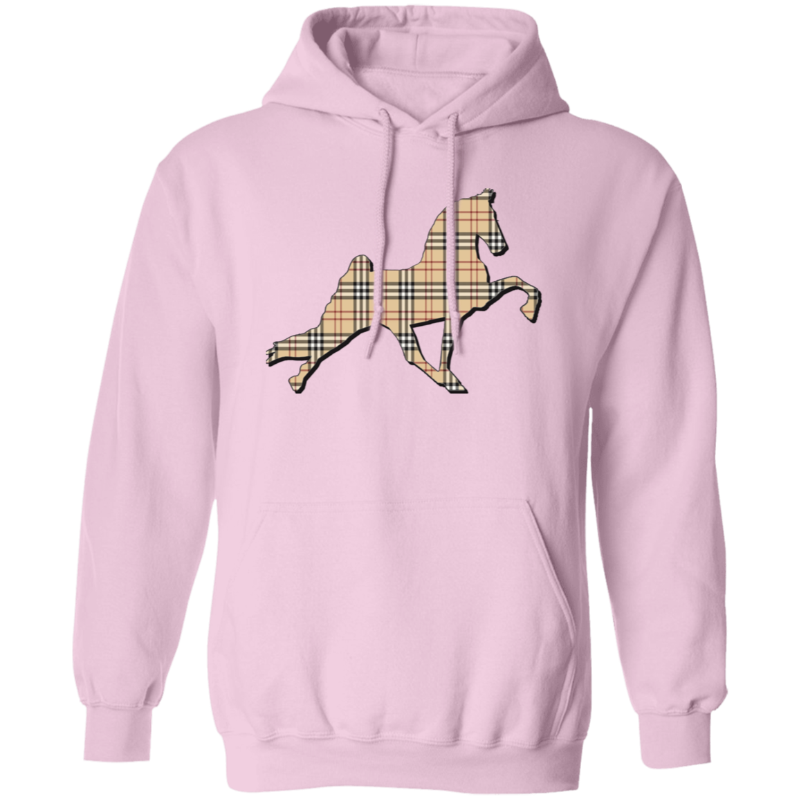 TENNESSEE WALKING PERFORMANCE HORSE  (BURBURY) G185 Gildan Pullover Hoodie