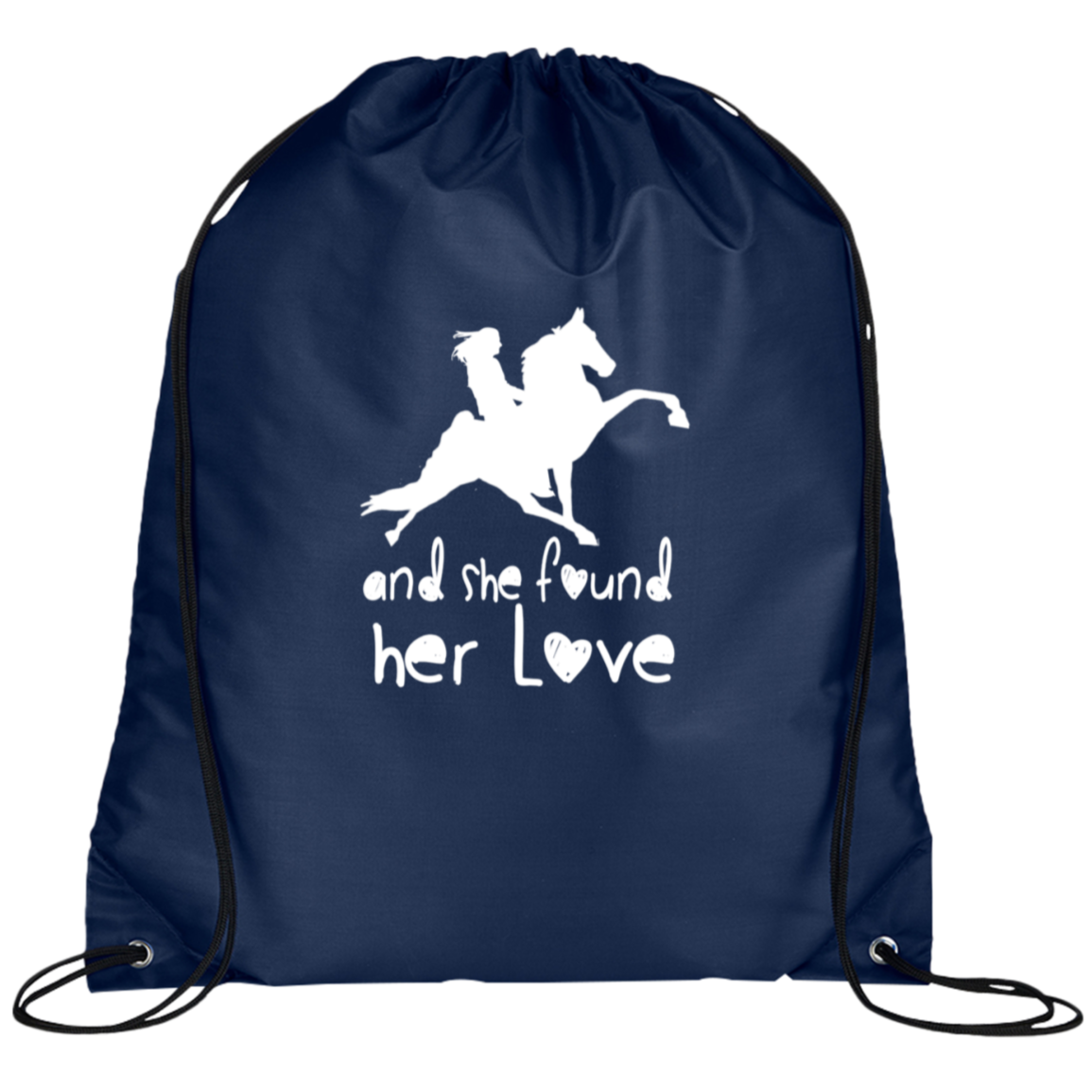 SHEFOUND HER LOVE BLANKET TWH PERFORMANCE BG100 Prime Line Drawstring Cinch Backpack