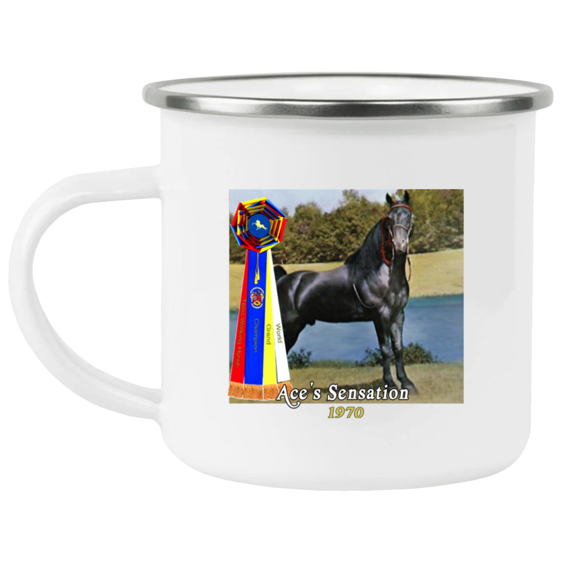 WGC ACES SENSATION 21271 Enamel Camping Mug