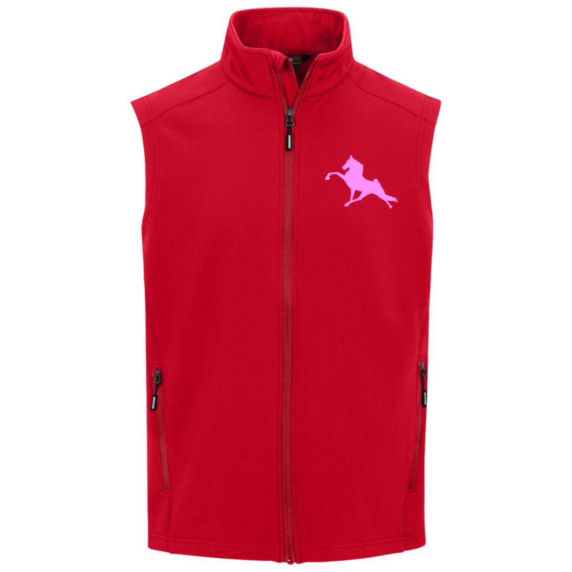 Tennessee Walking Horse Performance (light pink) CE701 Core 365 Mens Cruise Two-Layer Fleece Bonded Soft Shell Vest