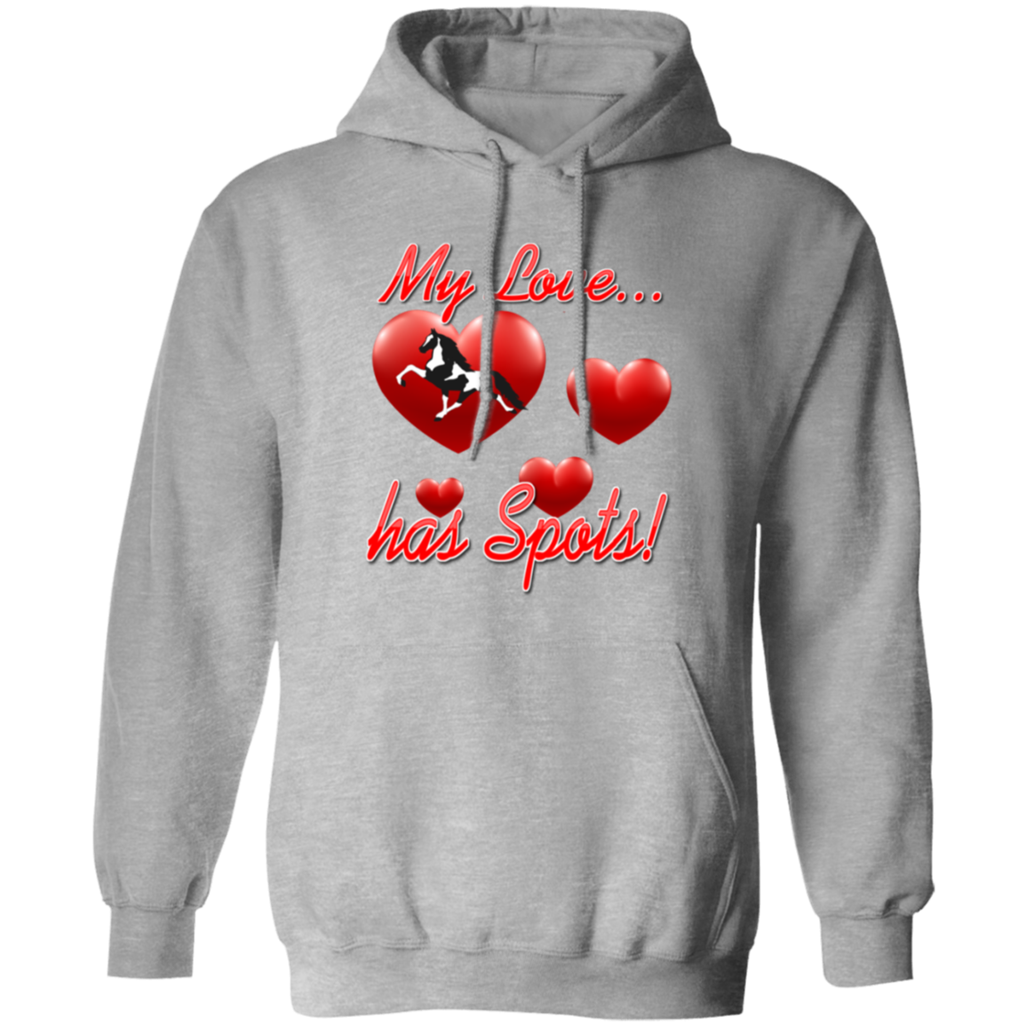 My Love Has Spots G185 Gildan Pullover Hoodie