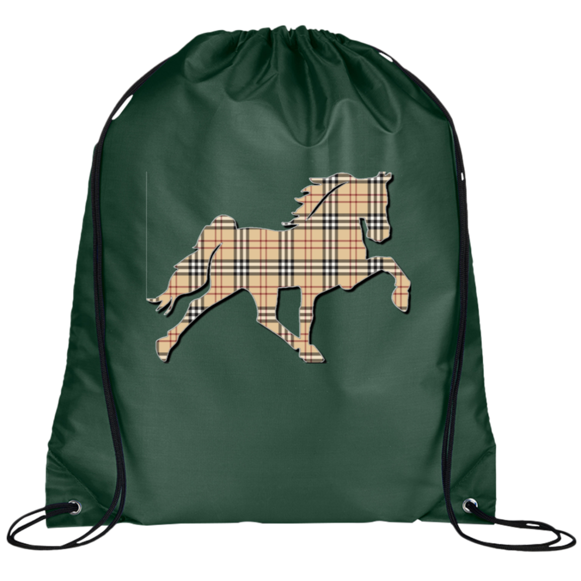 TENNESSEE WALKING HORSE DESIGN 3 JMD (BURBURY) BG100 Prime Line Drawstring Cinch Backpack