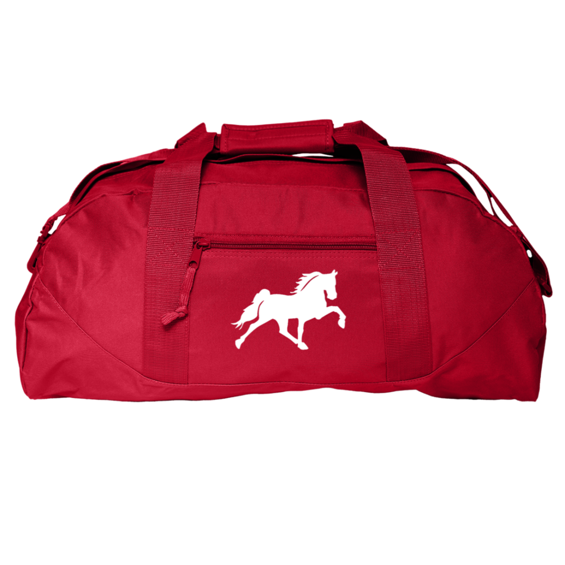 TENNESSEE WALKING HORSE DESIGN 3 JMD (WHITE) 8806 Liberty Bags Game Day Large Square Duffel