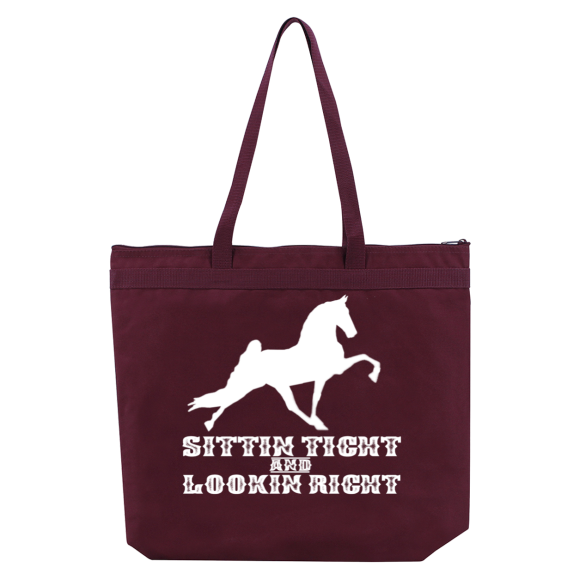 SITTIN TIGHT LOOKIN RIGHT TWH PERFORMANCE(WHITE) 8802 Liberty Bags Melody Large Tote