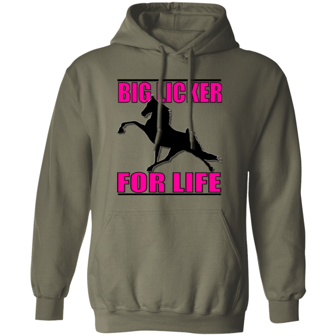 Big Licker for Life Pink G185 Gildan Pullover Hoodie