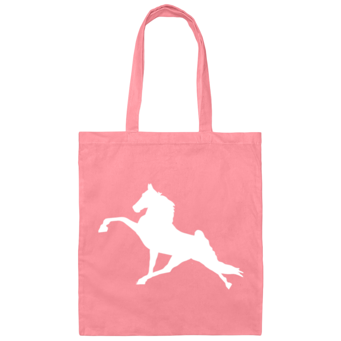 Tennessee Walking Horse Performance (WHITE) BE007 Canvas Tote Bag