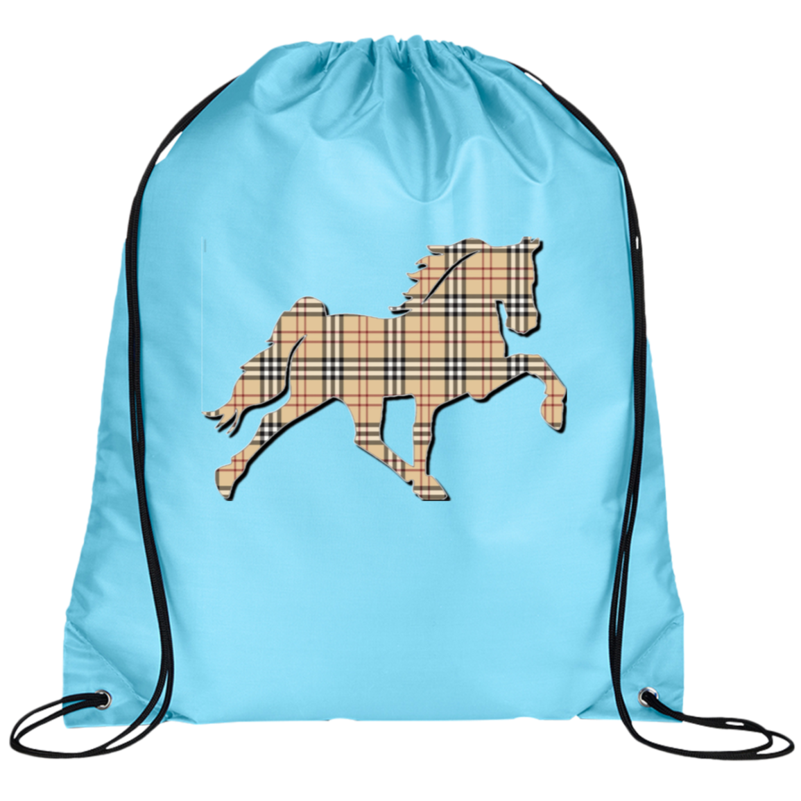 TENNESSEE WALKING HORSE DESIGN 3 JMD (BURBURY) BG100 Prime Line Drawstring Cinch Backpack