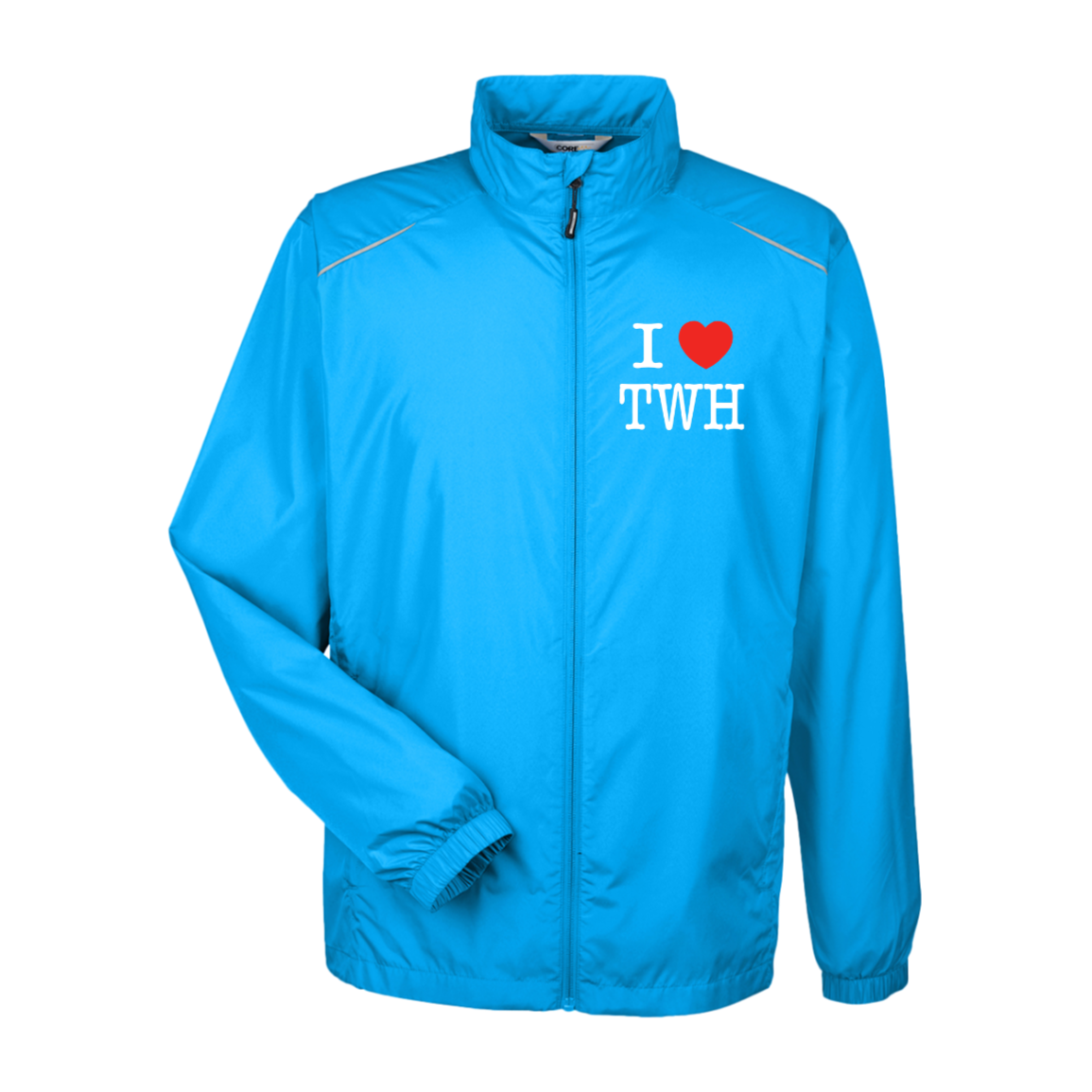 I LOVE TWH WHITE 88183 Core 365 Mens Techno Jacket