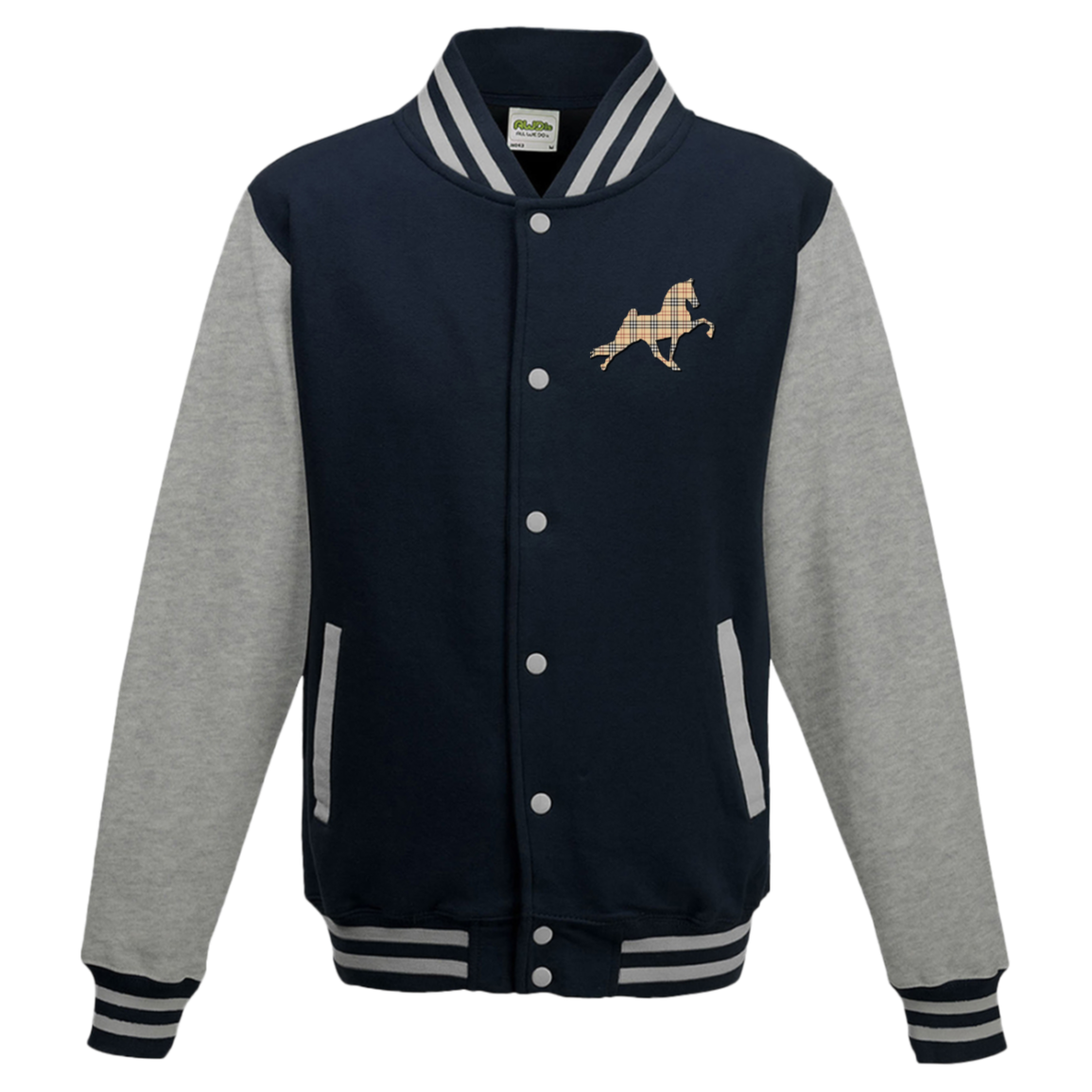 TENNESSEE WALKING PERFORMANCE HORSE  (BURBURY) JHA043 AWDis Mens Letterman Jacket