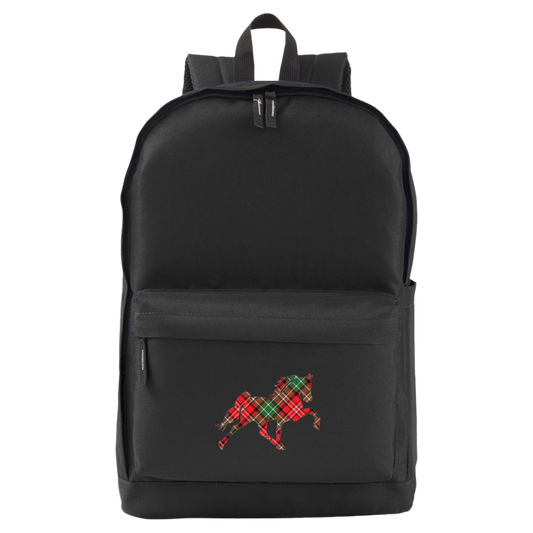 TENNESSEE WALKING HORSE DESIGN 3 JMD (RED PLAID) CE055 Core 365 Essentials Backpack