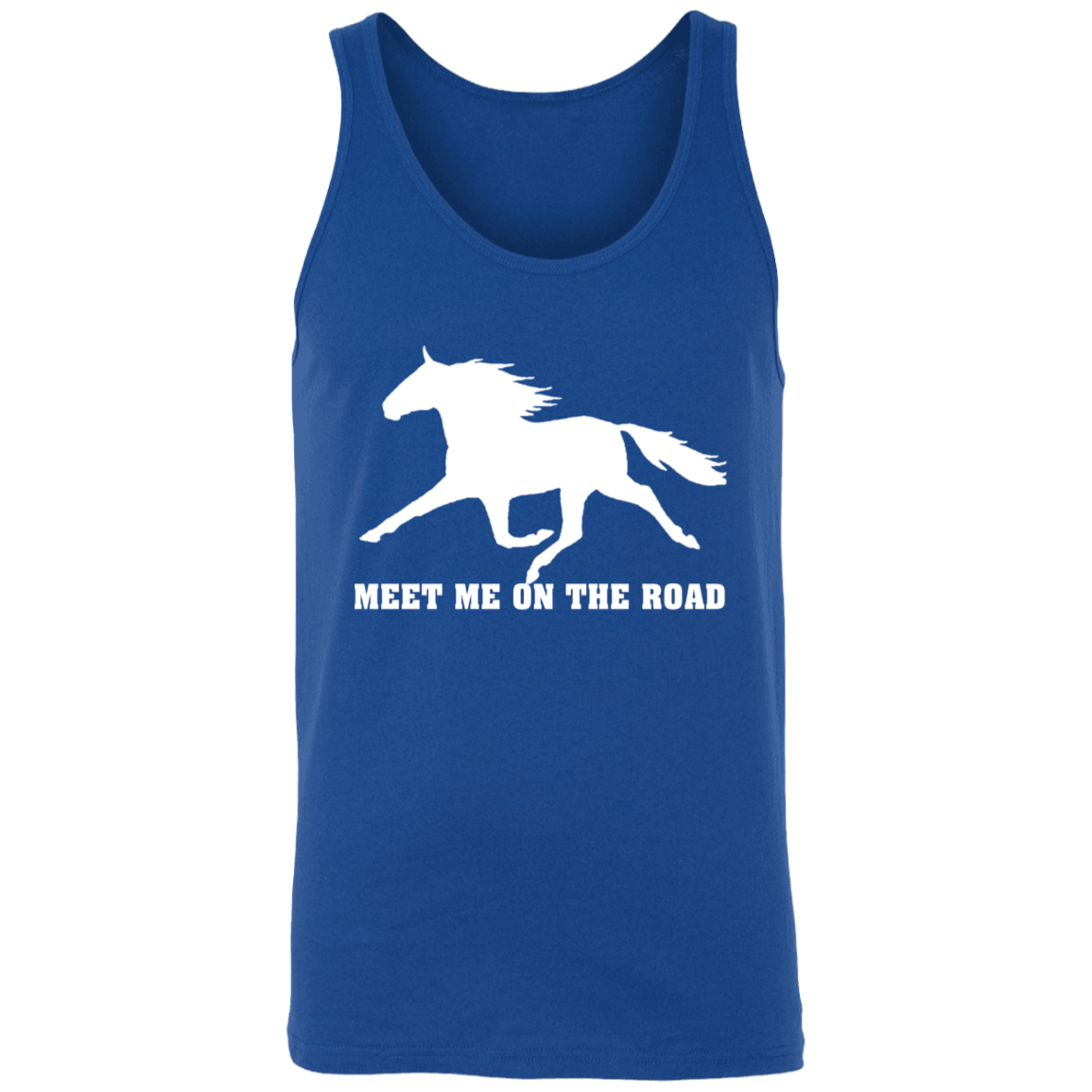 MEET ME ON THE ROAD (WHITE) 3480 Unisex Tank