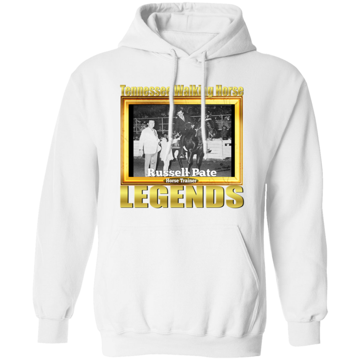 RUSSELL PATE (Legends Series) G185 Gildan Pullover Hoodie