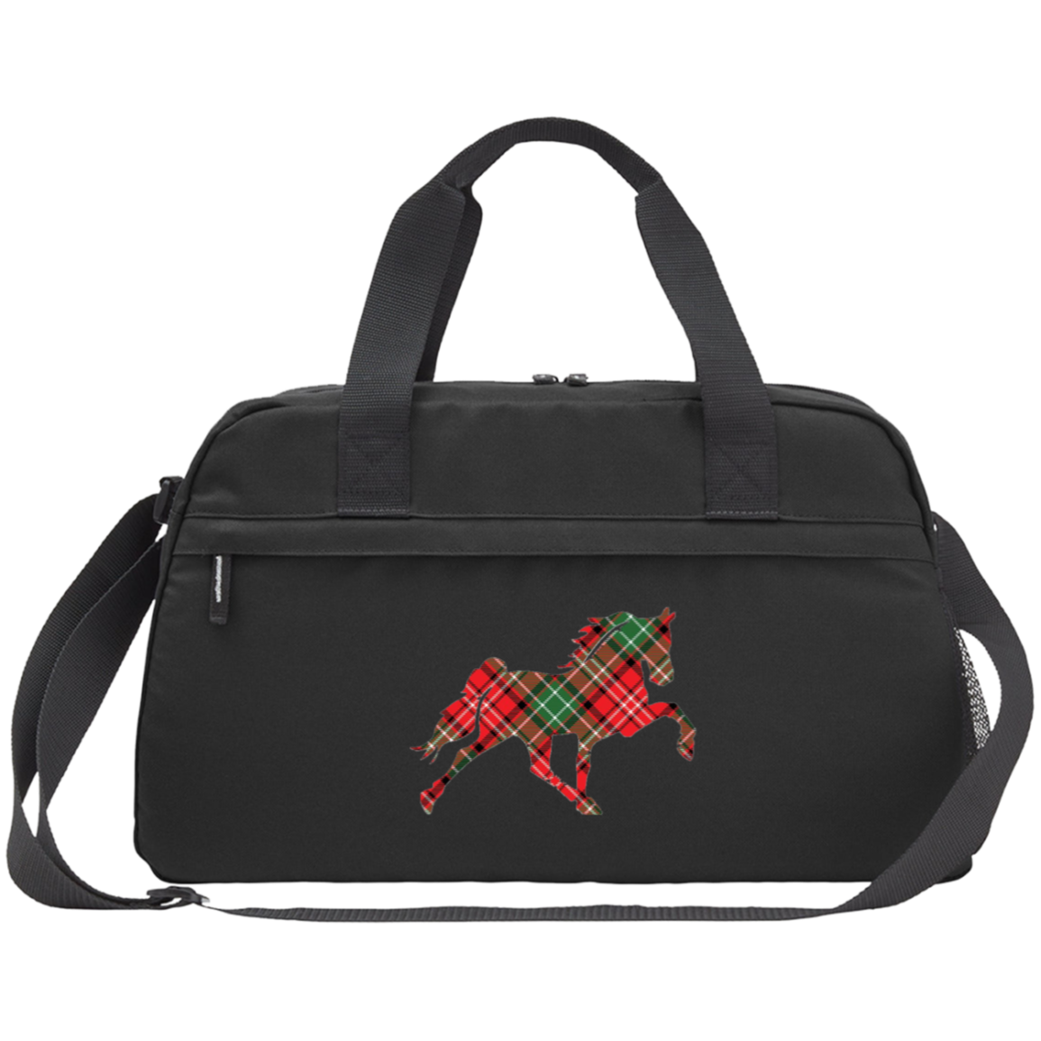 TENNESSEE WALKING HORSE DESIGN 3 JMD (RED PLAID) CE057 Core 365 Medium Duffel Bag