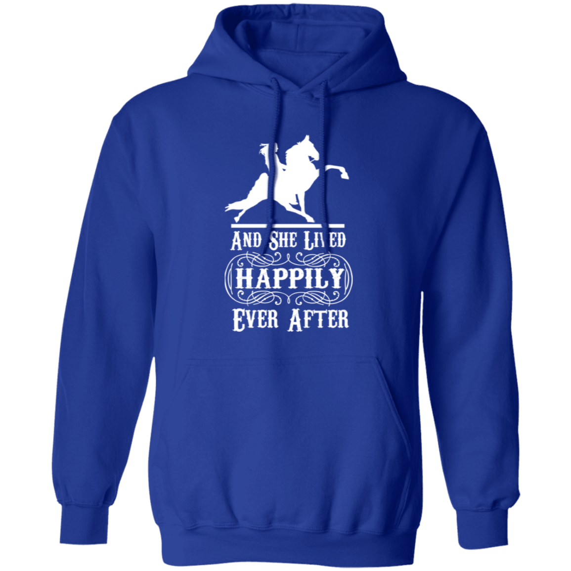 HAPPILY EVER AFTER (TWH Performance) wht G185 Gildan Pullover Hoodie