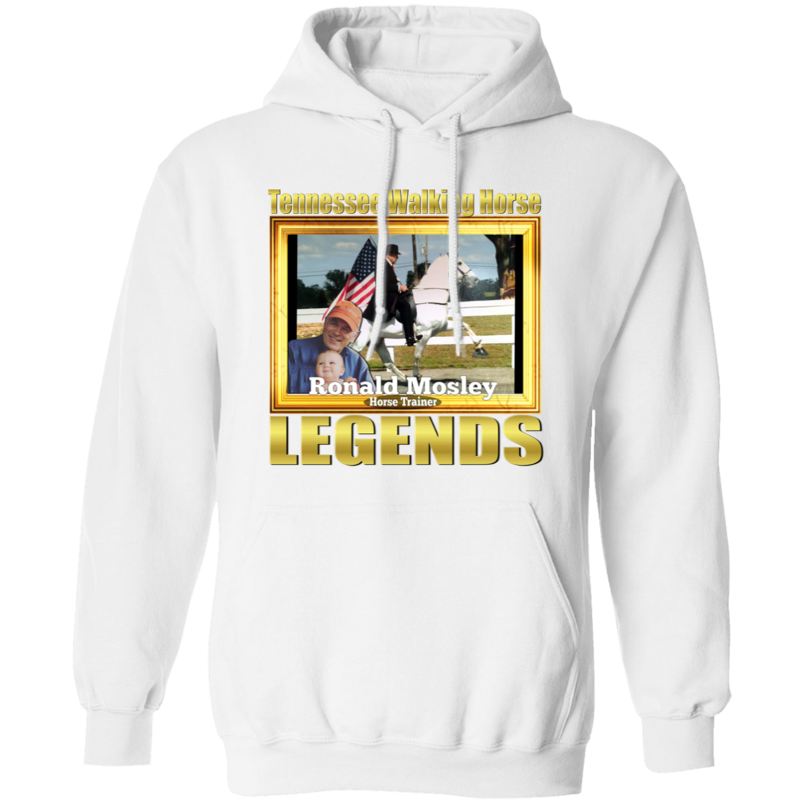 RONALD MOSLEY (Legends Series) G185 Gildan Pullover Hoodie