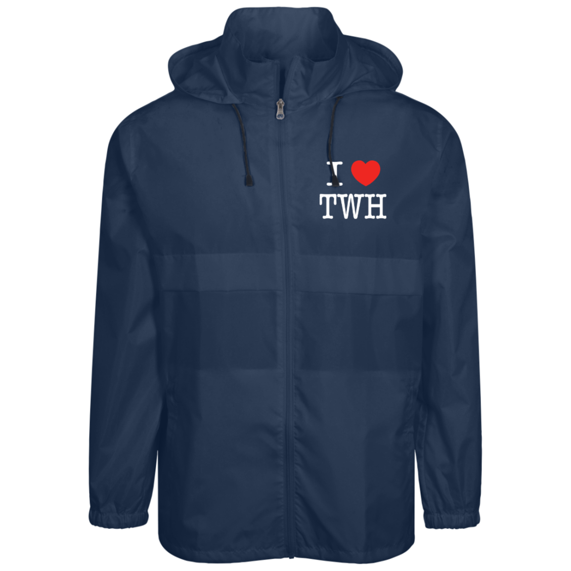 I LOVE TWH WHITE TT73 Team 365 Mens Zone Protect Lightweight Jacket