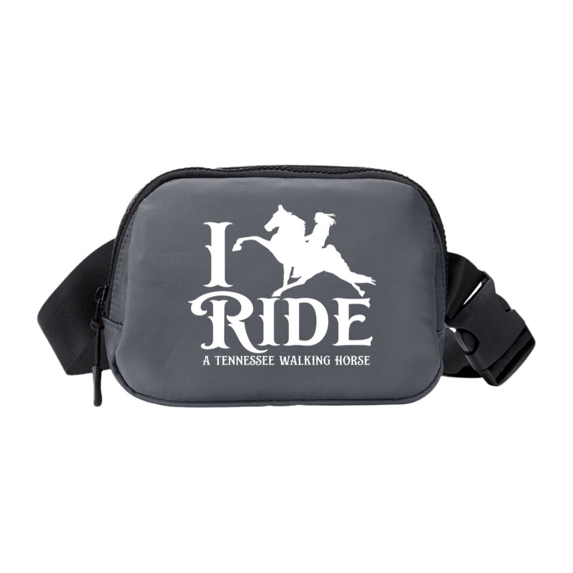 I RIDE A WALKING HORSE B (WHITE) CE061 Core 365 Essentials Belt Bag