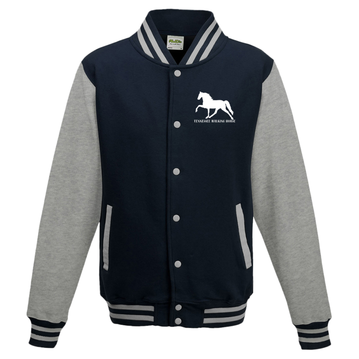 Tennessee Walker 4HORSE JHA043 AWDis Mens Letterman Jacket