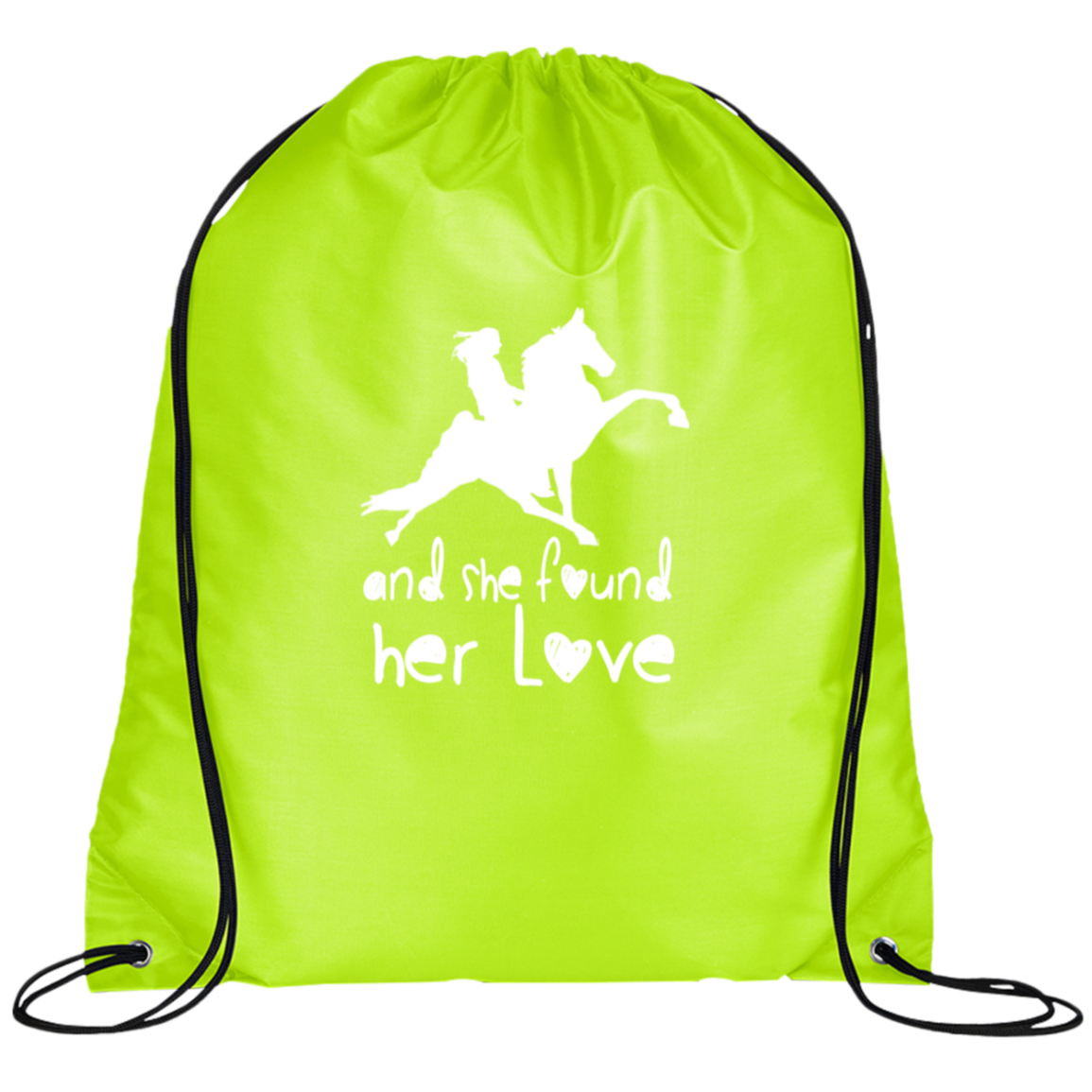 SHEFOUND HER LOVE BLANKET TWH PERFORMANCE BG100 Prime Line Drawstring Cinch Backpack