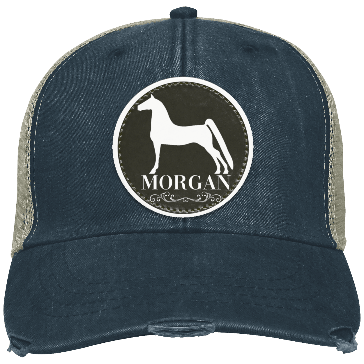 MORGAN Circle OL102 Adams Distressed Ollie Cap