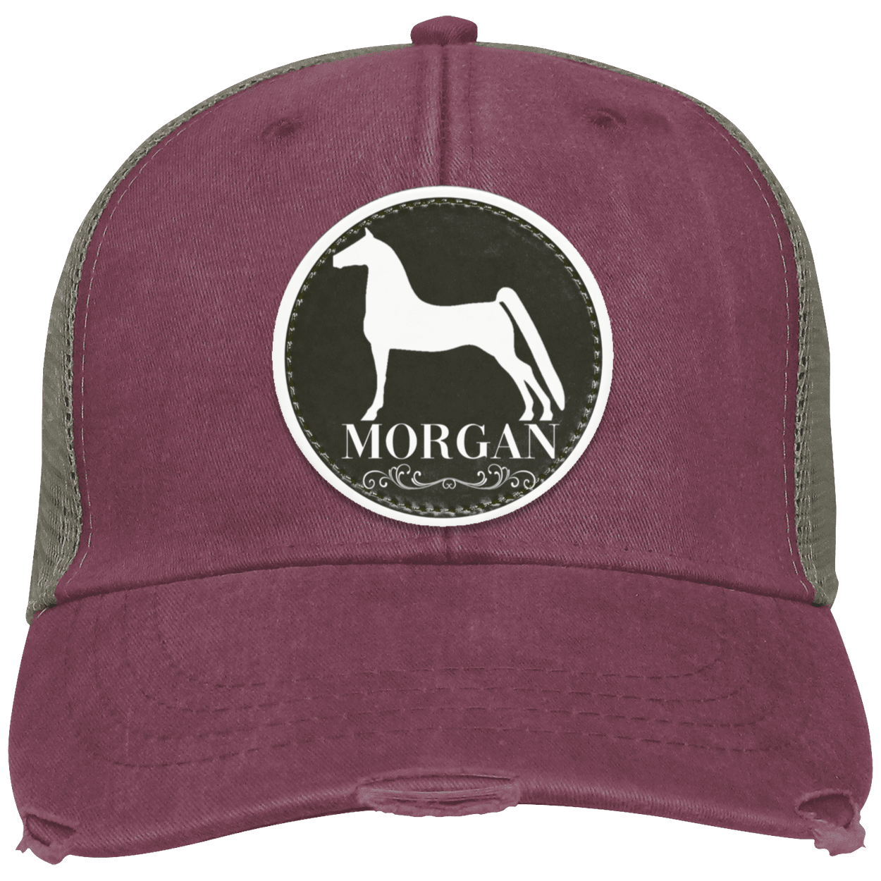 MORGAN Circle OL102 Adams Distressed Ollie Cap