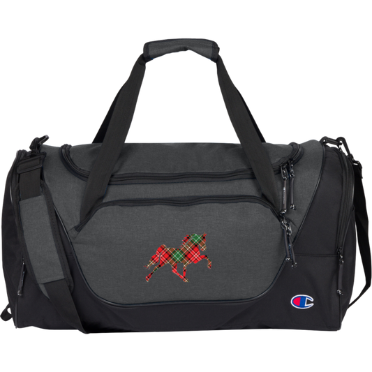 TENNESSEE WALKING HORSE DESIGN 3 JMD (RED PLAID) CA1003 Champion Core Duffel