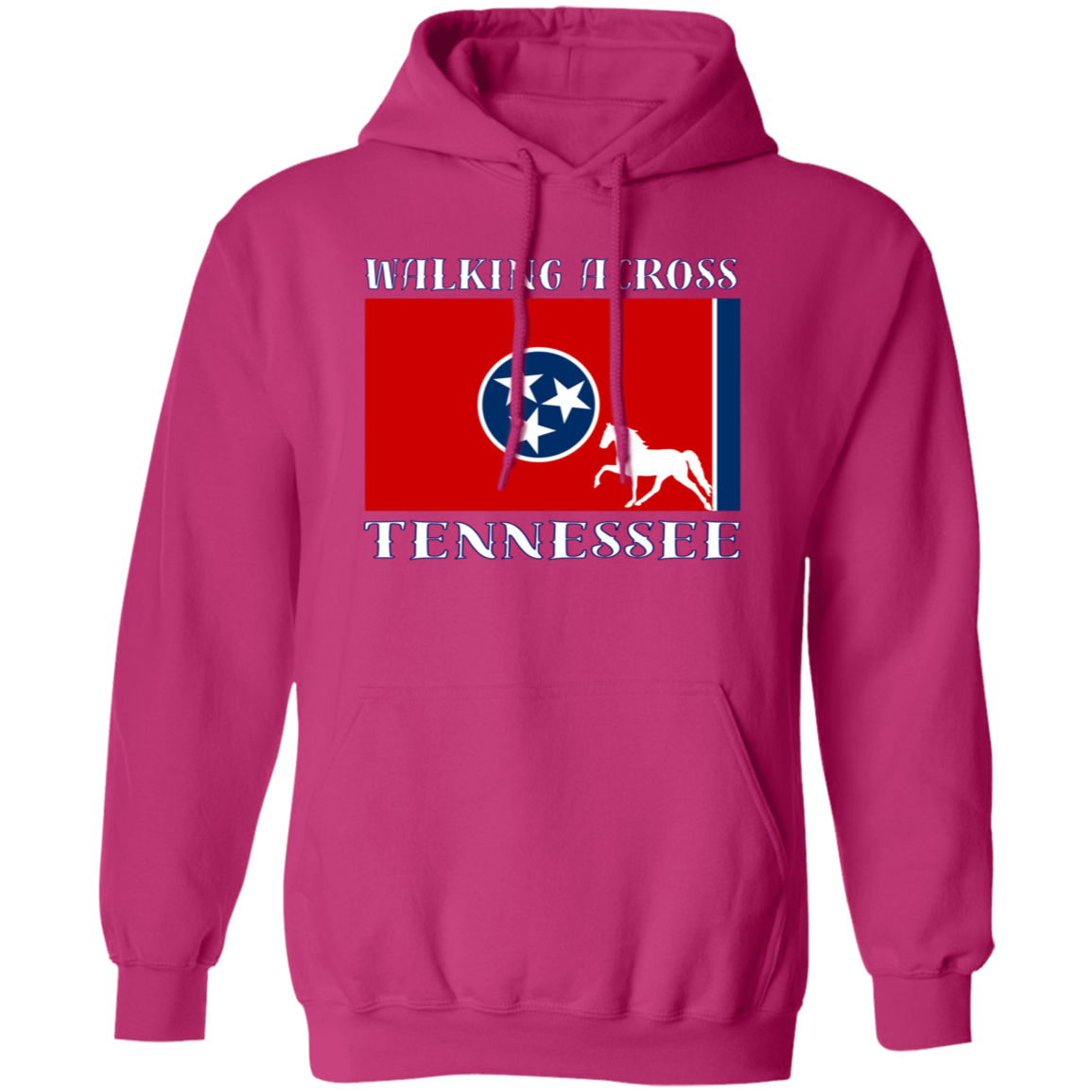 Walking Across Tennessee (Pleasure) G185 Gildan Pullover Hoodie