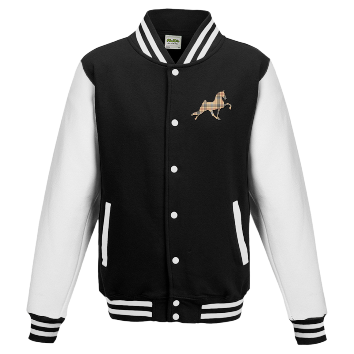 TENNESSEE WALKING PERFORMANCE HORSE  (BURBURY) JHA043 AWDis Mens Letterman Jacket