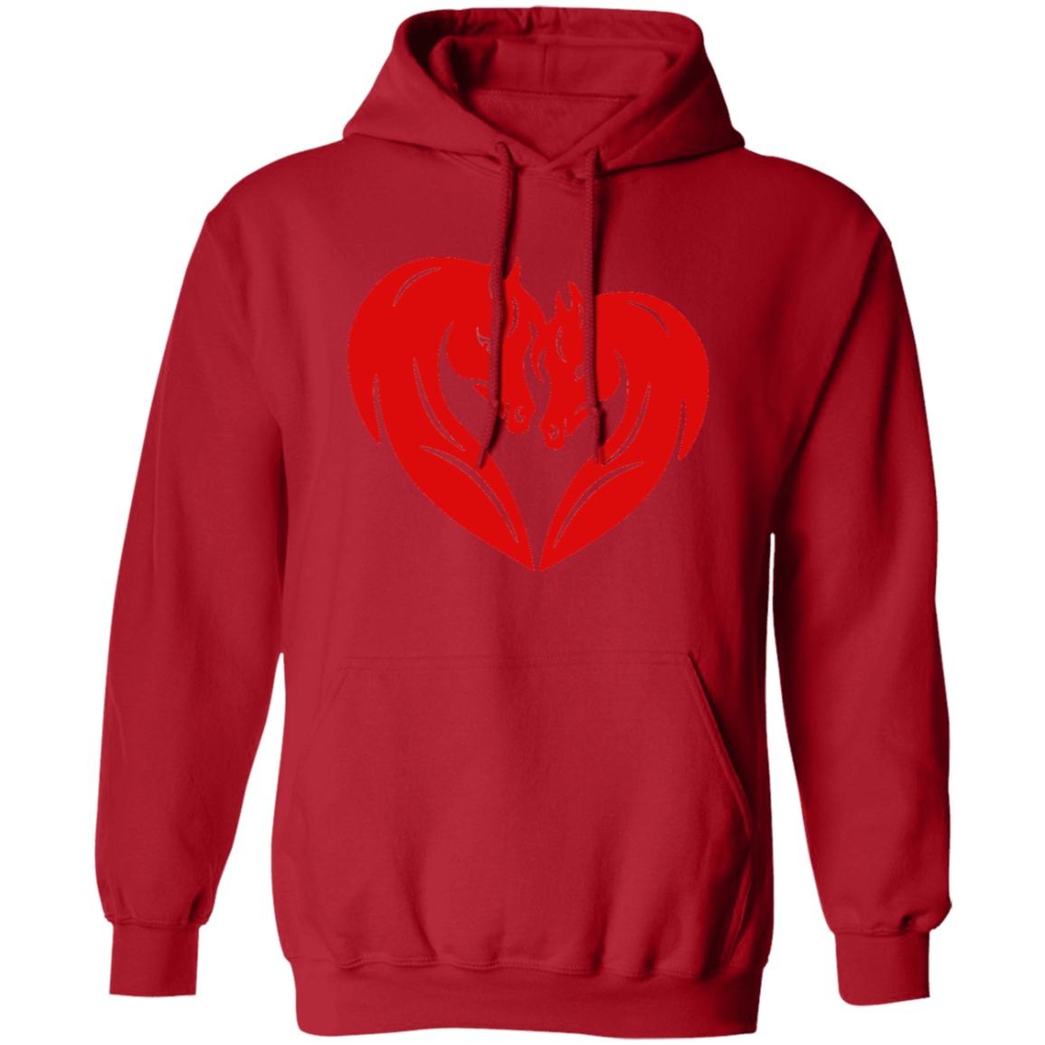 HORSE HEAD HEART G185 Gildan Pullover Hoodie