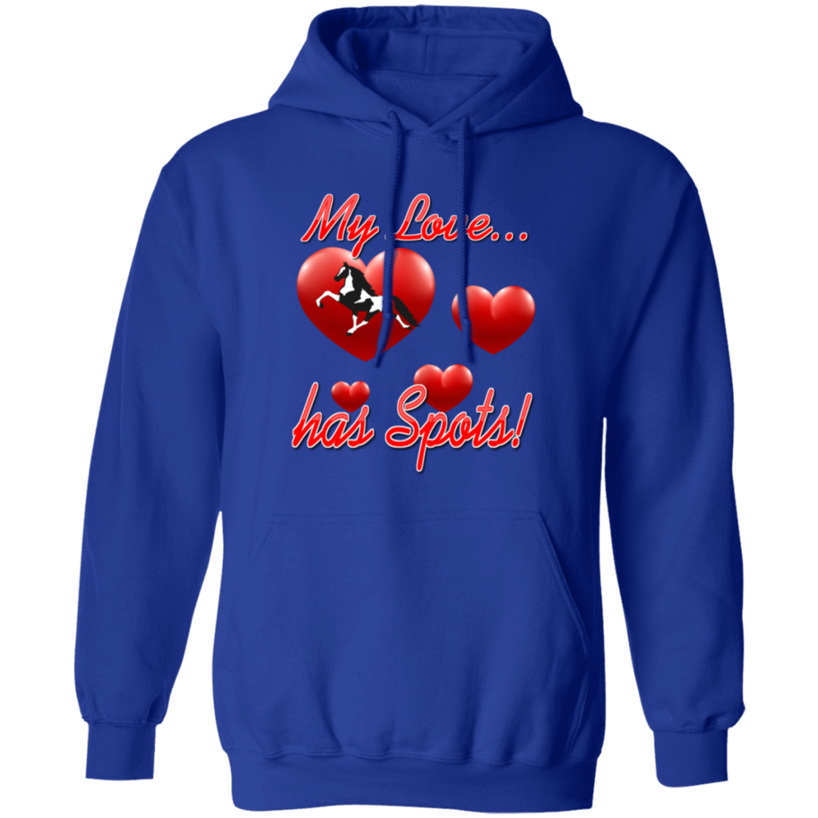 My Love Has Spots G185 Gildan Pullover Hoodie