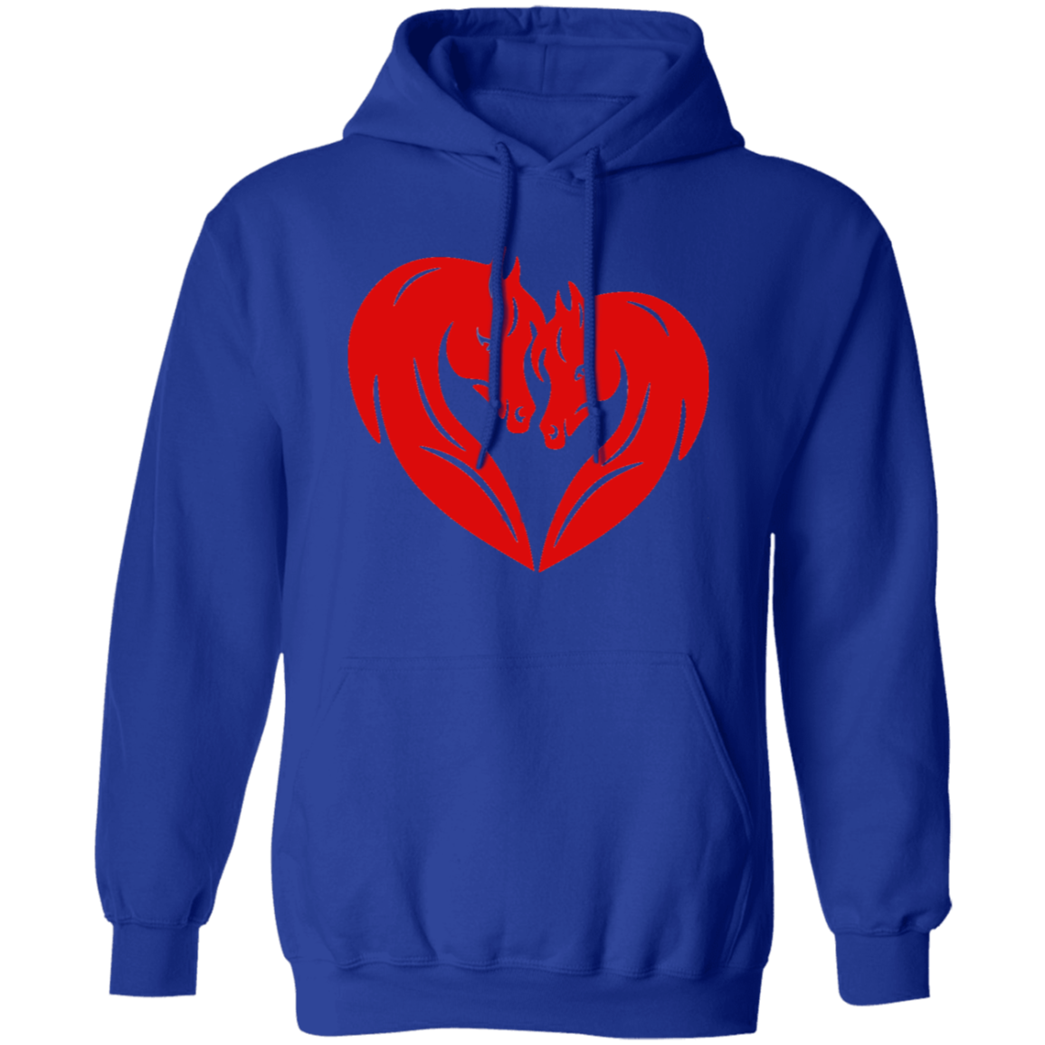 HORSE HEAD HEART G185 Gildan Pullover Hoodie