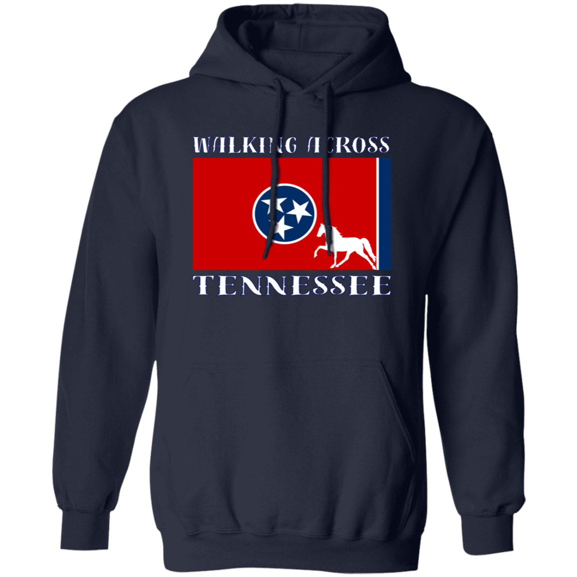 Walking Across Tennessee (Pleasure) G185 Gildan Pullover Hoodie